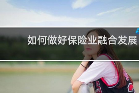 如何做好保险业融合发展